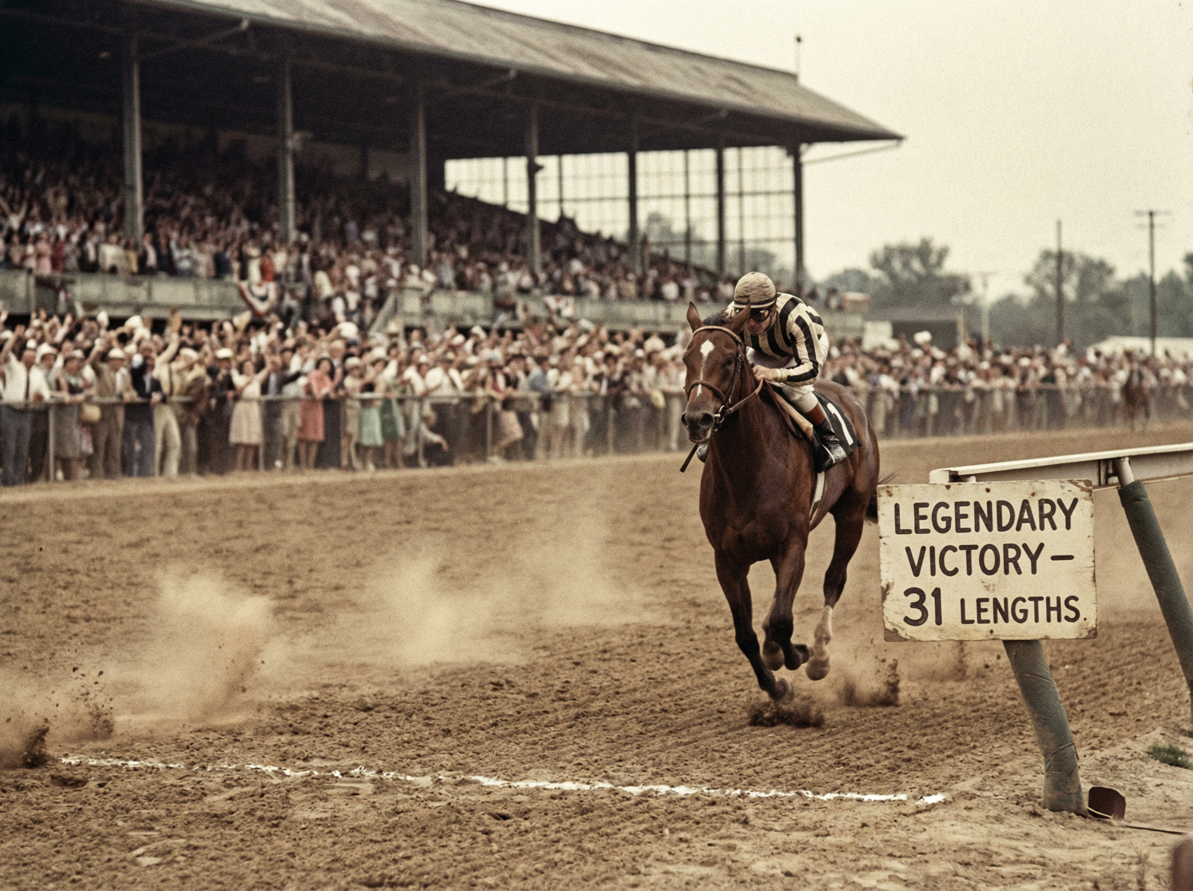 皇冠娱乐 - 1973年秘书处赢得贝尔蒙特锦标